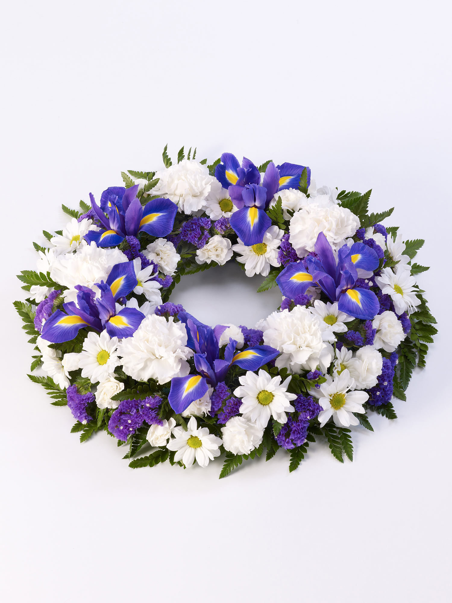 Bespoke Classic Wreath Blue and White