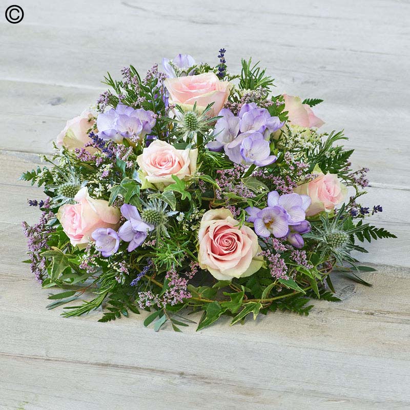 Pink Rose and Freesia Posy Standard