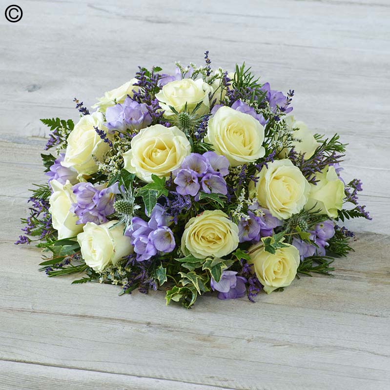White Rose and Freesia Posy  Extra Large