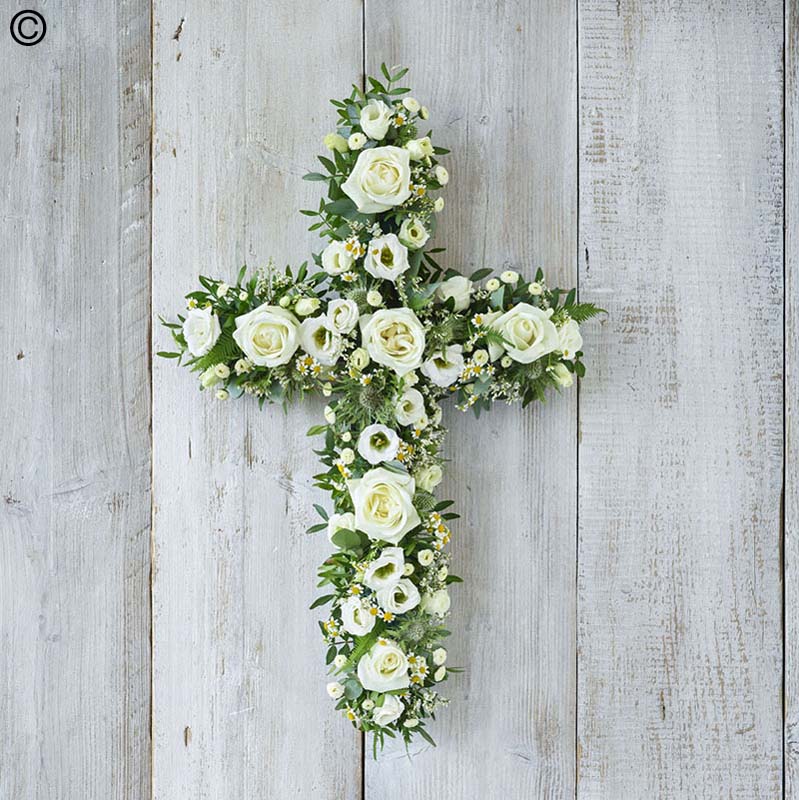 White and Green Cross Standard