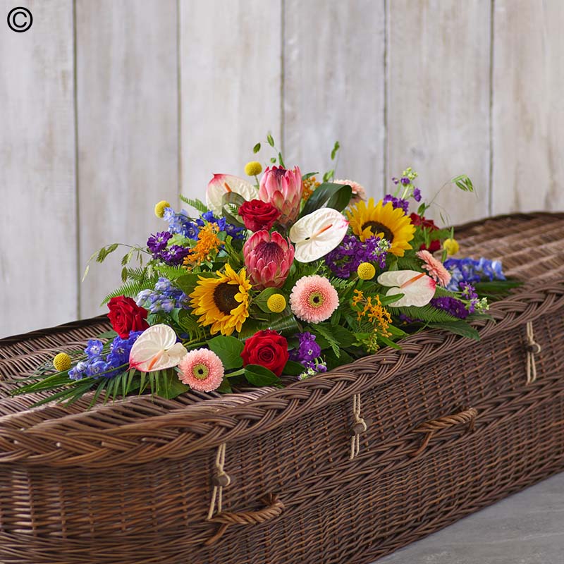 Natural Vibrance Casket Spray Standard