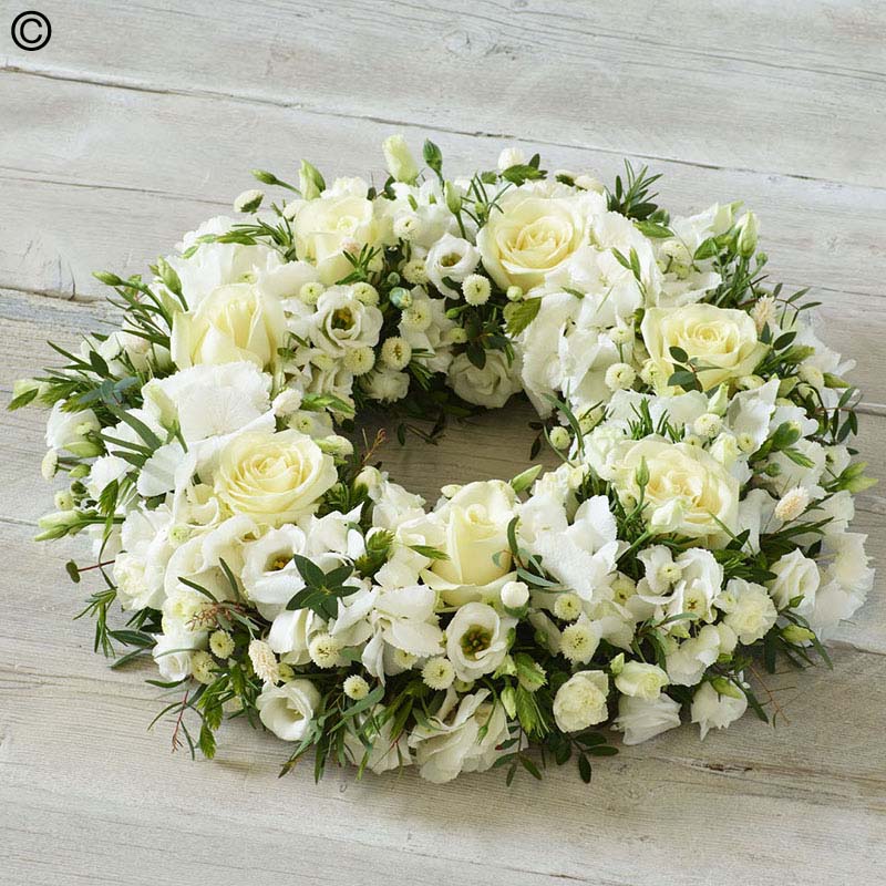 Opulent White Wreath Extra Large
