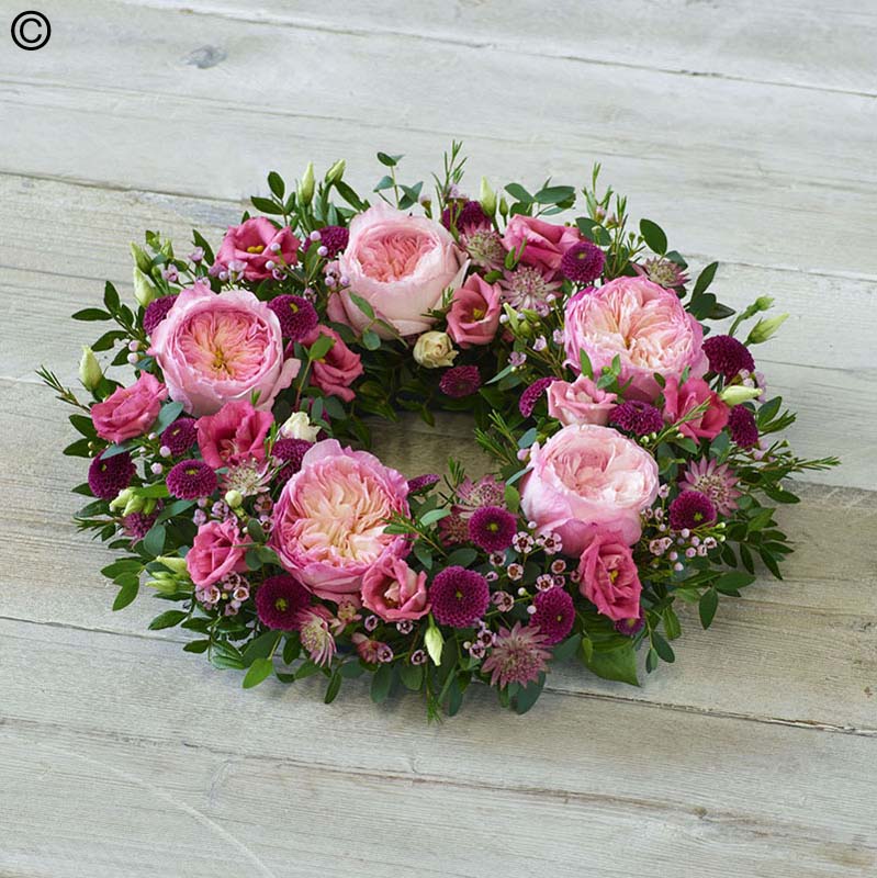Garden Rose Wreath Standard
