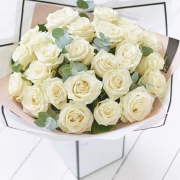 White Rose Bouquet Large