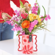 Bright Flowers in a Vase